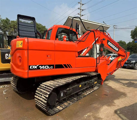 Doosan Hydraulic Digger Mining Excavator DX140LCR Cỗ máy đào bánh xe cũ