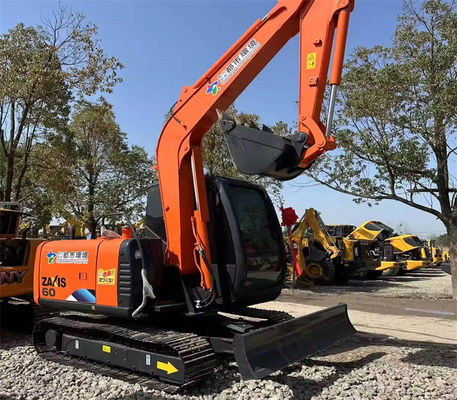 5850kg Quá sử dụng Trong tình trạng tốt Hitachi ZX60 với dung lượng 0.22m3 Thùng bán nóng