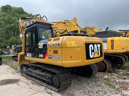 Máy xây dựng sử dụng CAT 320D2 Excavator Caterpillar Crawler Digger trong kho