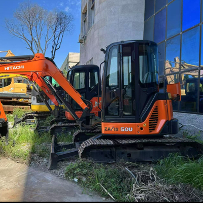Máy xúc mini Hitachi ZX50U-2 nguyên bản Nhật Bản, máy móc 3-50 tấn, chất lượng đảm bảo, thiết bị hạng nặng bánh xích đã qua sử dụng, lõi động cơ hộp số