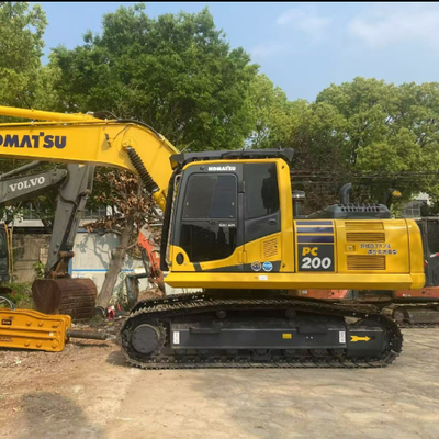 Máy xúc đào bánh xích thủy lực Komatsu Pc200 đã qua sử dụng, 20 tấn, máy xúc mini đã qua sử dụng