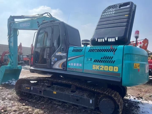 Máy xúc đào bánh xích Kobelco SK200D bán chạy, 20 tấn, động cơ hiệu suất cao, tiêu thụ nhiên liệu thấp, Kobelco 200