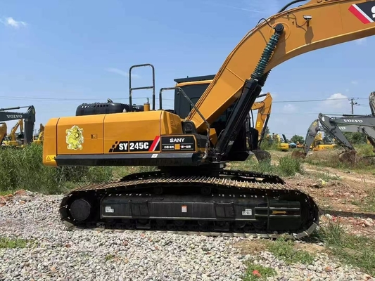 Máy xúc đào bánh xích thủy lực Sany SY245H nguyên bản đã qua sử dụng để bán, Máy xúc đào trọng lượng 25T SY245H SY235 SY215 SY155 SY365 SY485