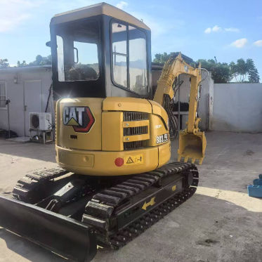 Máy đào Caterpillar 303.5E cũ, sơn gốc, các thành phần cốt lõi còn nguyên vẹn