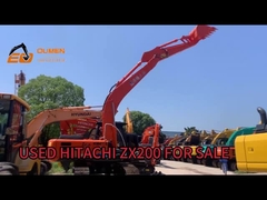 Thời gian làm việc thấp Hitachi Zx200 Hydraulic Crawler Excavator In Stock For Sale